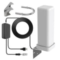 Antena Exterior Amplificada 360° Premium 2025 HDTV Rango Extra de 460 Millas