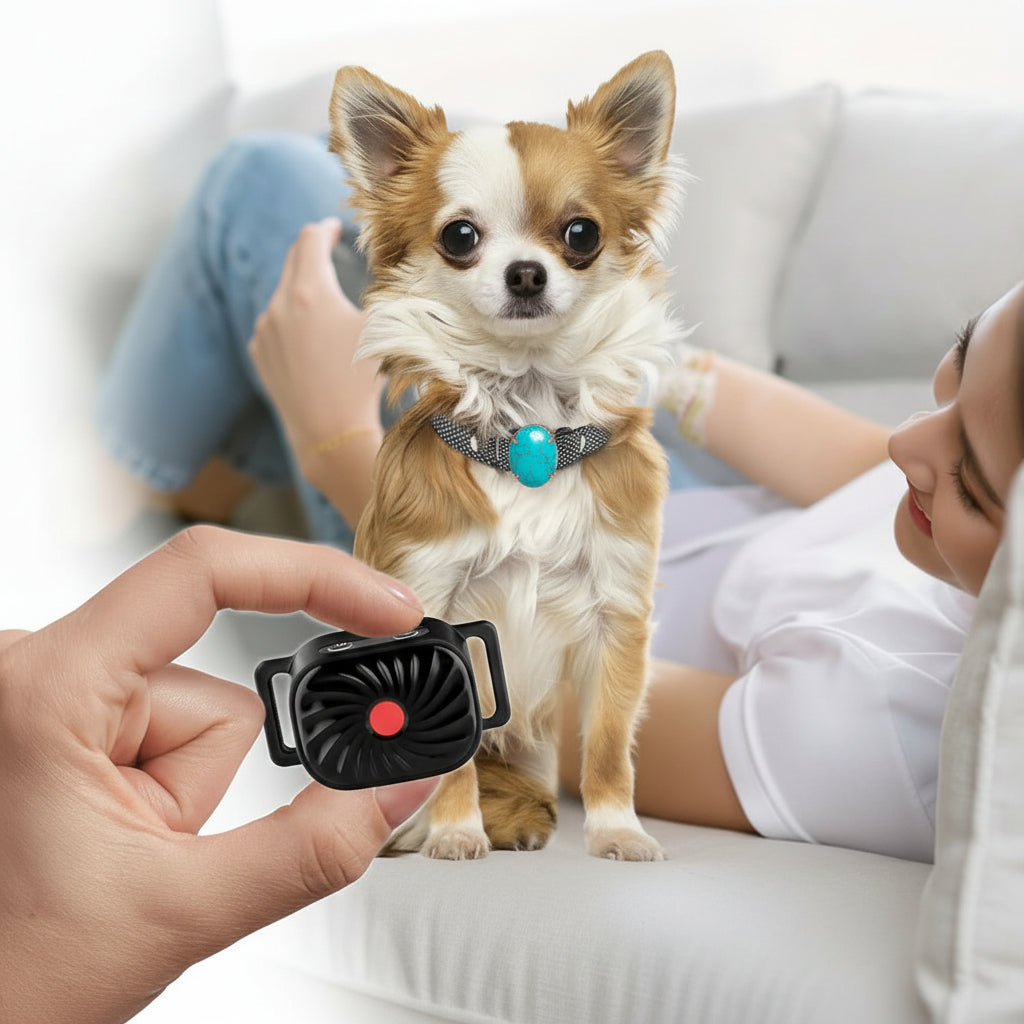 BARKCALM MINI – Collier anti-aboiement doux avec son & vibration pour petits chiens