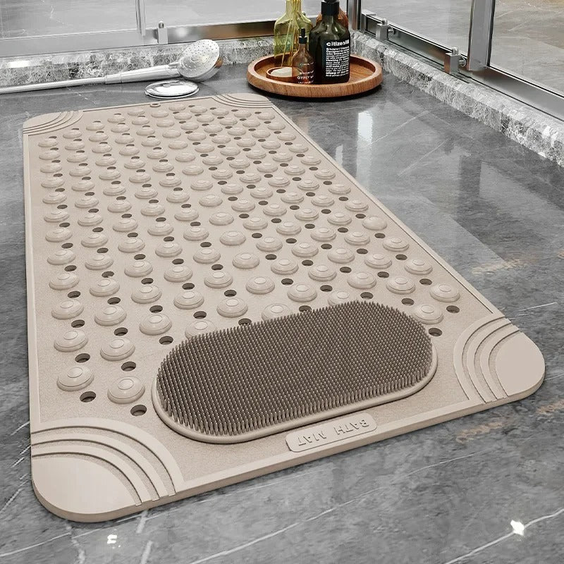 Alfombrilla Antideslizante con Ventosas – Segura, Higiénica y Cómoda para Ducha y Baño