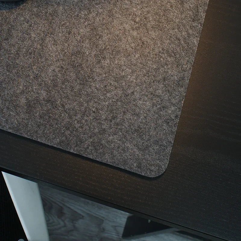 Alfombrilla Antideslizante Grande para Escritorio de Fieltro de Lana 100x50 cm – Alfombra Protectora Cómoda y Duradera
