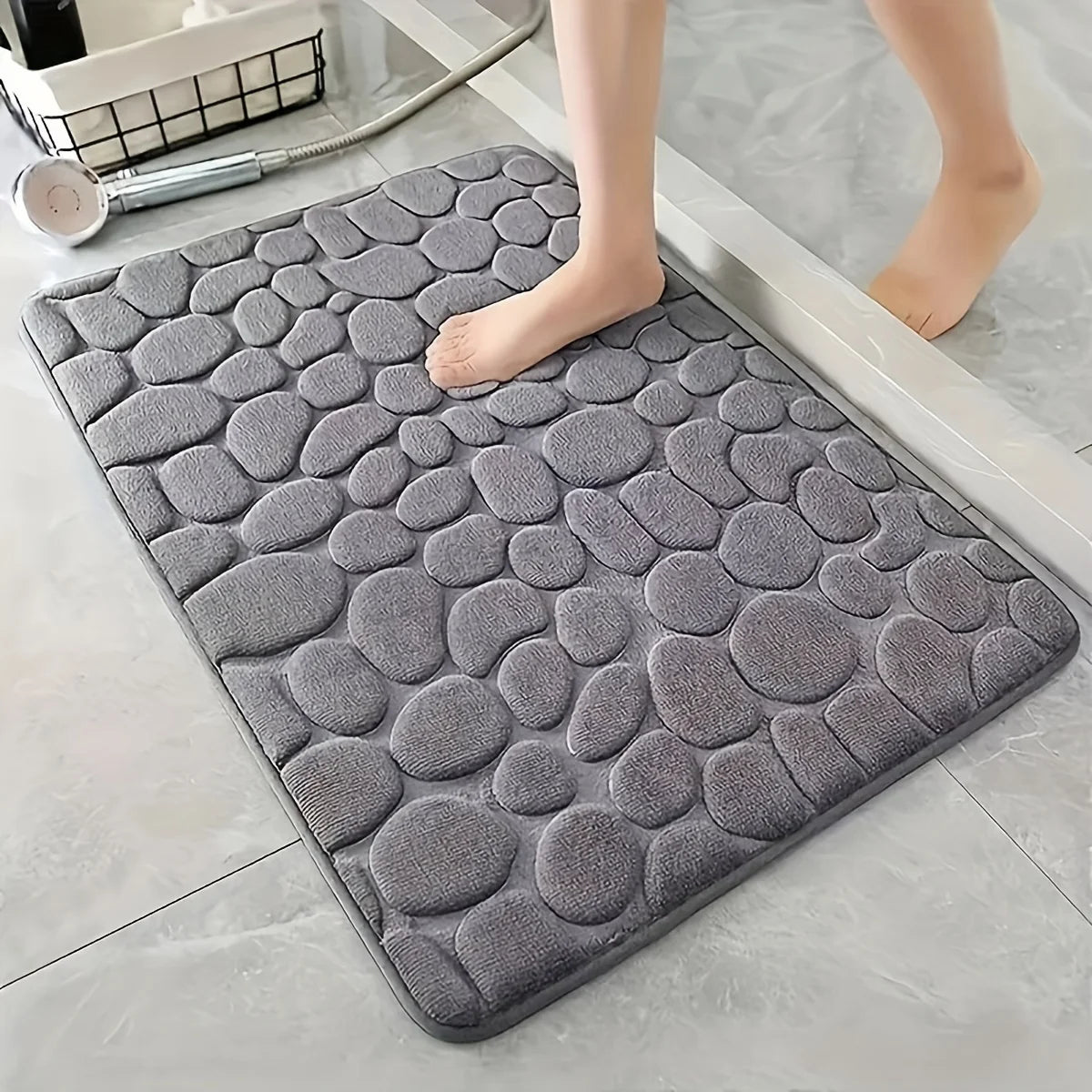 Alfombra Antideslizante CoralCushion – Suave, Lujoso Terciopelo Coral, 40x60 cm y 50x80 cm