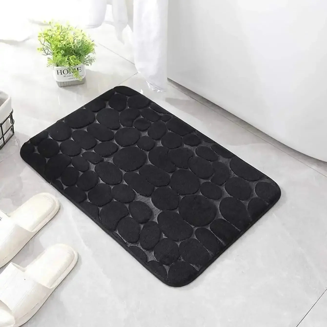 Alfombra Antideslizante CoralCushion – Suave, Lujoso Terciopelo Coral, 40x60 cm y 50x80 cm