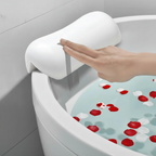 AQUACLOUD Almohada de Baño Premium – Ergonómica y Antideslizante para Baños Relajantes
