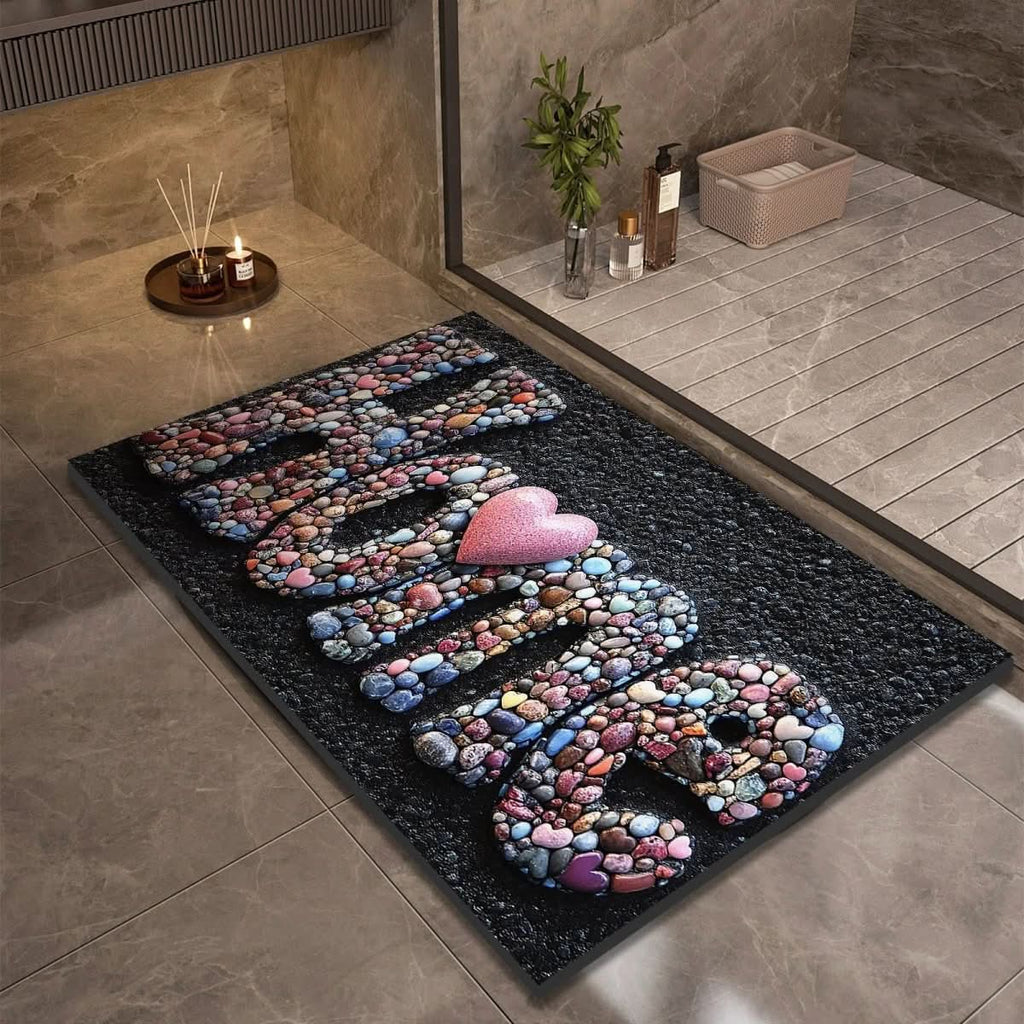 AQUASOFT BATH MAT – Alfombra de baño de sílice para seguridad y confort