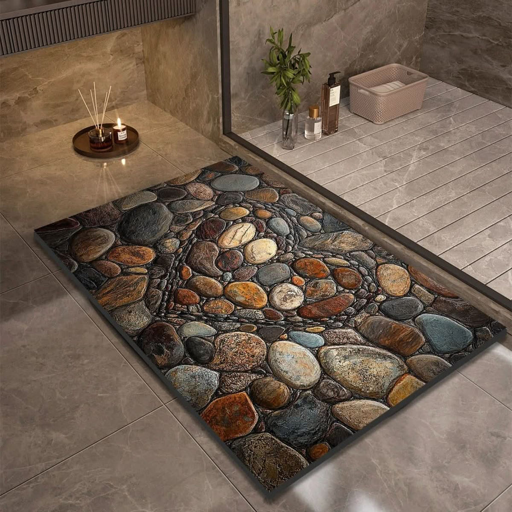 AQUASOFT BATH MAT – Alfombra de baño de sílice para seguridad y confort