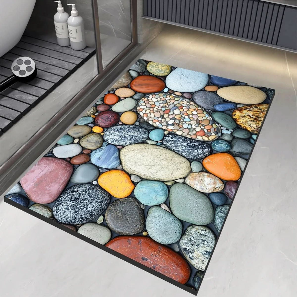 AQUASOFT BATH MAT – Alfombra de baño de sílice para seguridad y confort