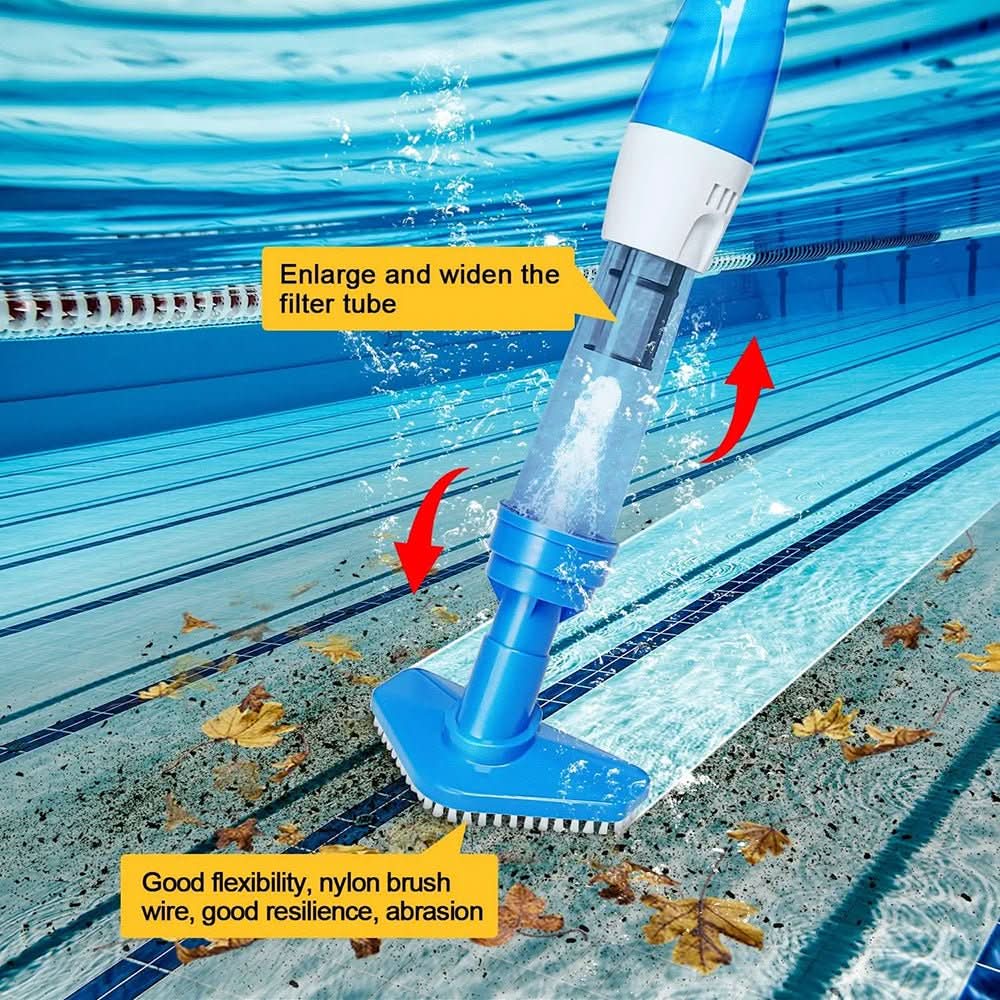 POOLIX - Aspiradora de piscina inalámbrica para una limpieza sin esfuerzo