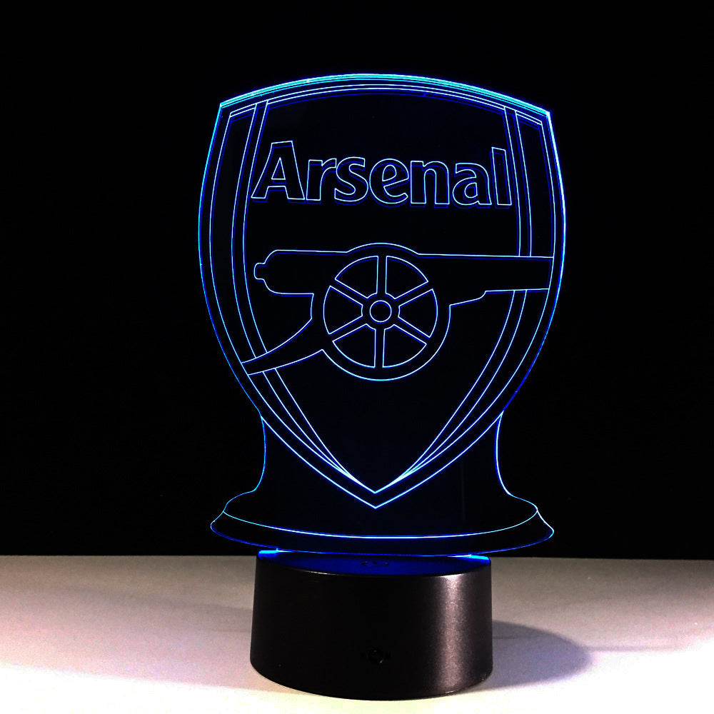 BowLift | Lámpara de Ilusión Óptica 3D del Arsenal de Fútbol