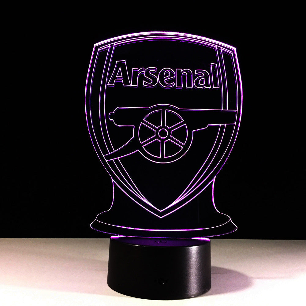 BowLift | Lámpara de Ilusión Óptica 3D del Arsenal de Fútbol