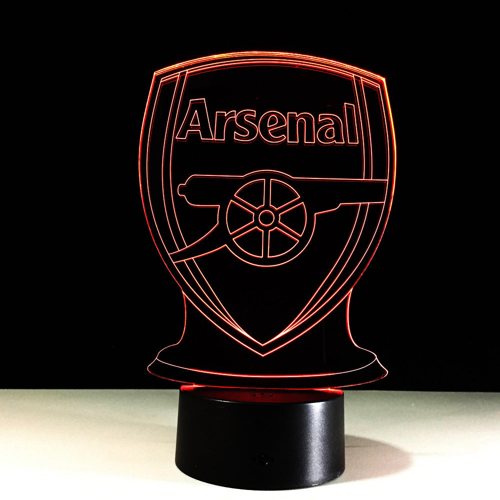 BowLift | Lámpara de Ilusión Óptica 3D del Arsenal de Fútbol