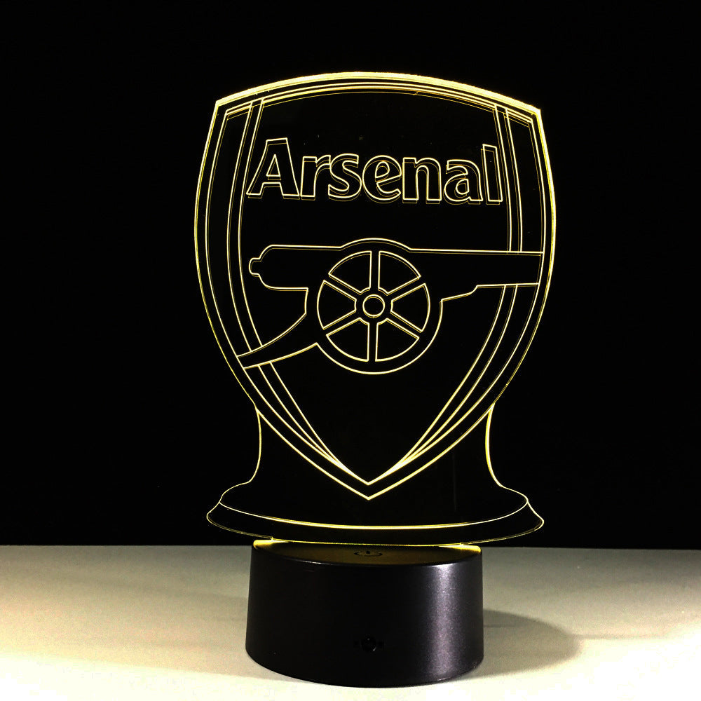 BowLift | Lámpara de Ilusión Óptica 3D del Arsenal de Fútbol