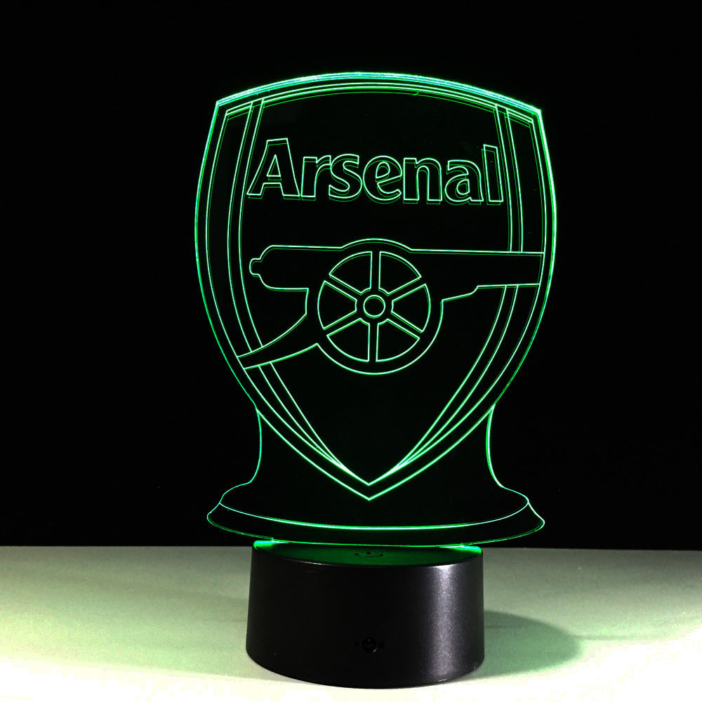 BowLift | Lámpara de Ilusión Óptica 3D del Arsenal de Fútbol