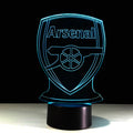 BowLift | Lámpara de Ilusión Óptica 3D del Arsenal de Fútbol