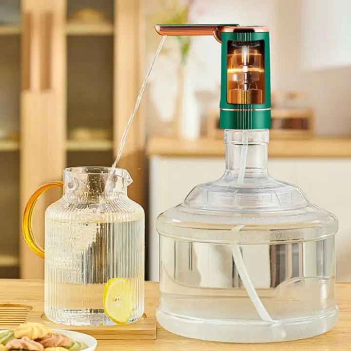 Kalsten | Bomba Automática para Botellas de Agua – Higiénica, Ligera y a Batería