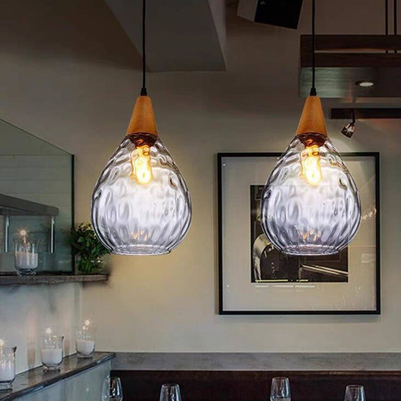AuraDrop - Lámpara Colgante LED Inspirada en el Vintage con Diseño Elegante