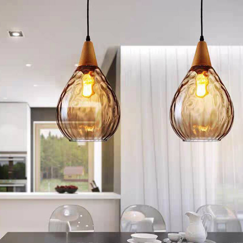 AuraDrop - Lámpara Colgante LED Inspirada en el Vintage con Diseño Elegante