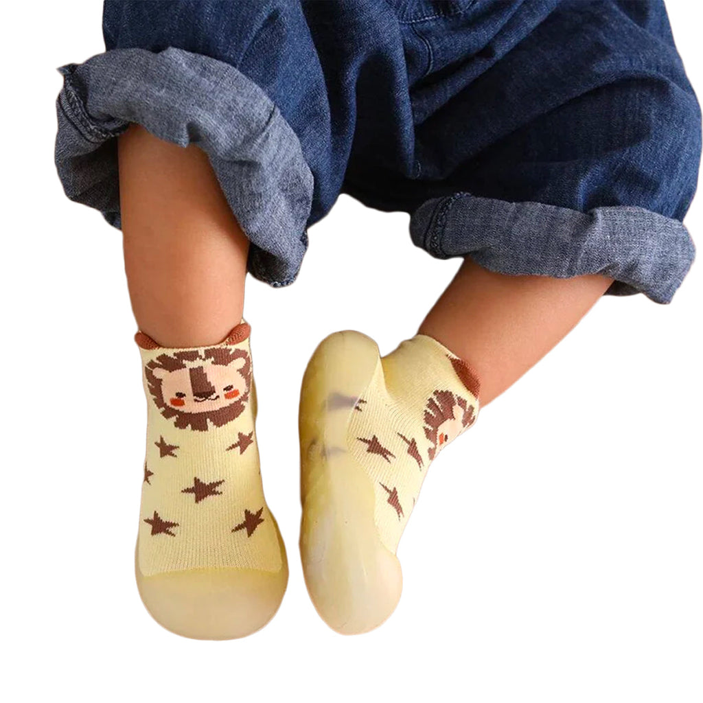 Zapatos de calcetines tejidos cálidos para bebés