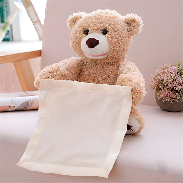 Osito de Peluche Interactivo con Música – Osito de Peluche que Canta y Juega al Cucú para Bebés y Niños de 0 a 5 Años
