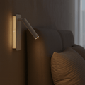TWIRLLITE – Lámpara LED giratoria para iluminación de cama ajustable