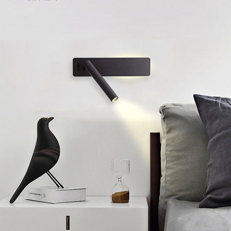 TWIRLLITE – Lámpara LED giratoria para iluminación de cama ajustable