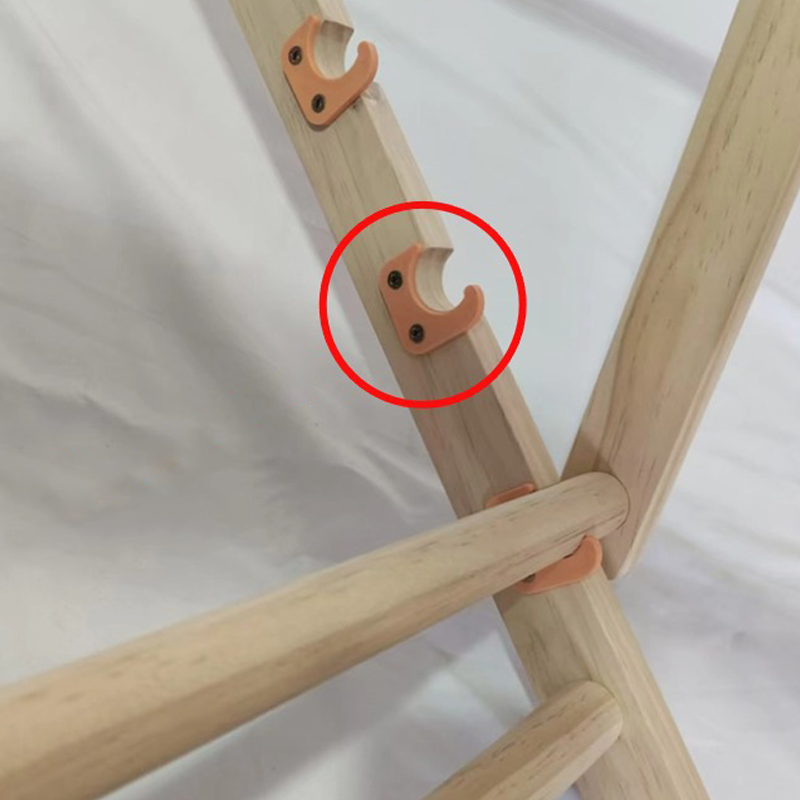 Moderno sillón de playa plegable rectangular de tela Oxford con madera maciza de pino y respaldo para exteriores | Brehn