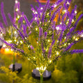 Moderna Luz Exterior LED de Lavanda Falsa Solar Impermeable de Acero Inoxidable PC y ABS para Jardín y Terraza | Brehn