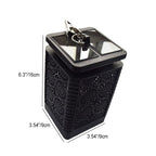 Lámpara rectangular retro contemporánea solar impermeable con llama ABS LED iluminación paisajística luz exterior para exteriores