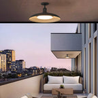 Lámpara de techo semi-empotrada de hierro vintage tradicional impermeable con base de disco de cilindro de 1 luz para patio exterior