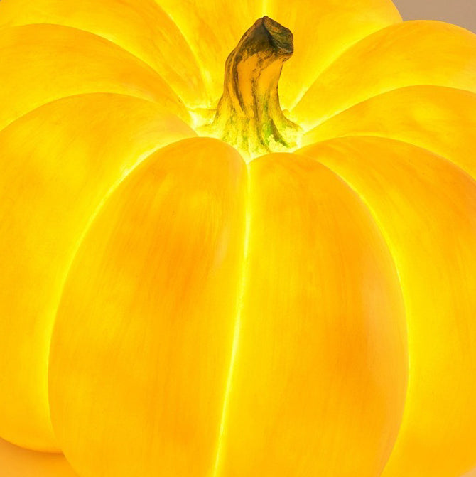 Moderna Art Deco Solar Impermeable Calabaza Redonda de Resina LED Lámpara Exterior para Jardín | Brehn