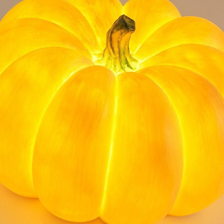 Moderna Art Deco Solar Impermeable Calabaza Redonda de Resina LED Lámpara Exterior para Jardín | Brehn