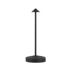 Lámpara de mesa de cilindro acrílico de triángulo con simplicidad moderna y LED para la sala de estar
