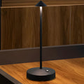 Lámpara de mesa de cilindro acrílico de triángulo con simplicidad moderna y LED para la sala de estar