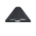 Lámpara de pared LED de aluminio con lente impermeable en triángulo minimalista moderno para patio exterior