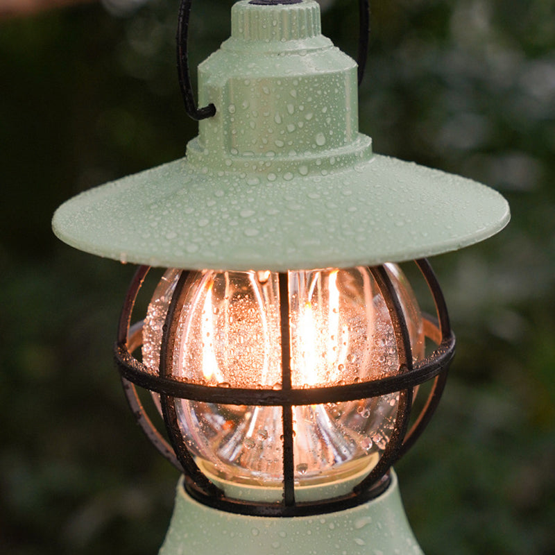 Lámpara de mesa LED colgante impermeable recargable/batería ABS PS PP acero retro contemporáneo luz exterior para el jardín | Brehn