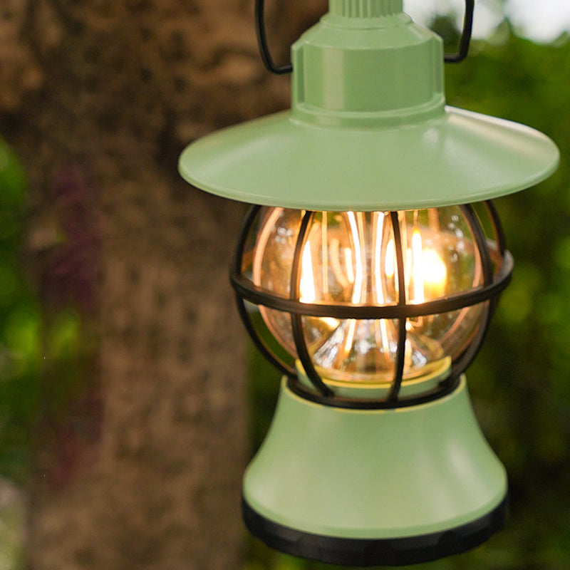Lámpara de mesa LED colgante impermeable recargable/batería ABS PS PP acero retro contemporáneo luz exterior para el jardín | Brehn