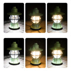 Lámpara de mesa LED colgante impermeable recargable/batería ABS PS PP acero retro contemporáneo luz exterior para el jardín