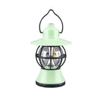 Lámpara de mesa LED colgante impermeable recargable/batería ABS PS PP acero retro contemporáneo luz exterior para el jardín