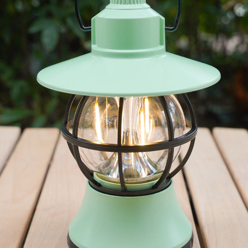 Lámpara de mesa LED colgante impermeable recargable/batería ABS PS PP acero retro contemporáneo luz exterior para el jardín | Brehn