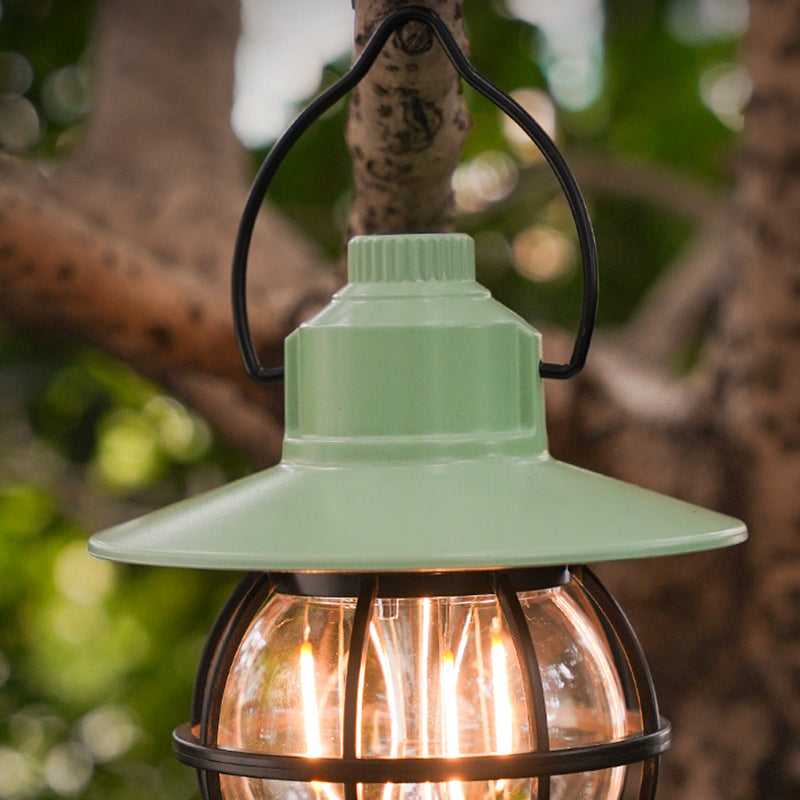 Lámpara de mesa LED colgante impermeable recargable/batería ABS PS PP acero retro contemporáneo luz exterior para el jardín | Brehn