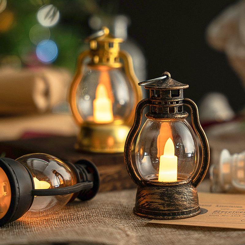 GlowHaven – Lámpara de Mesa LED Vintage en Estilo Linterna con Diseño Compacto