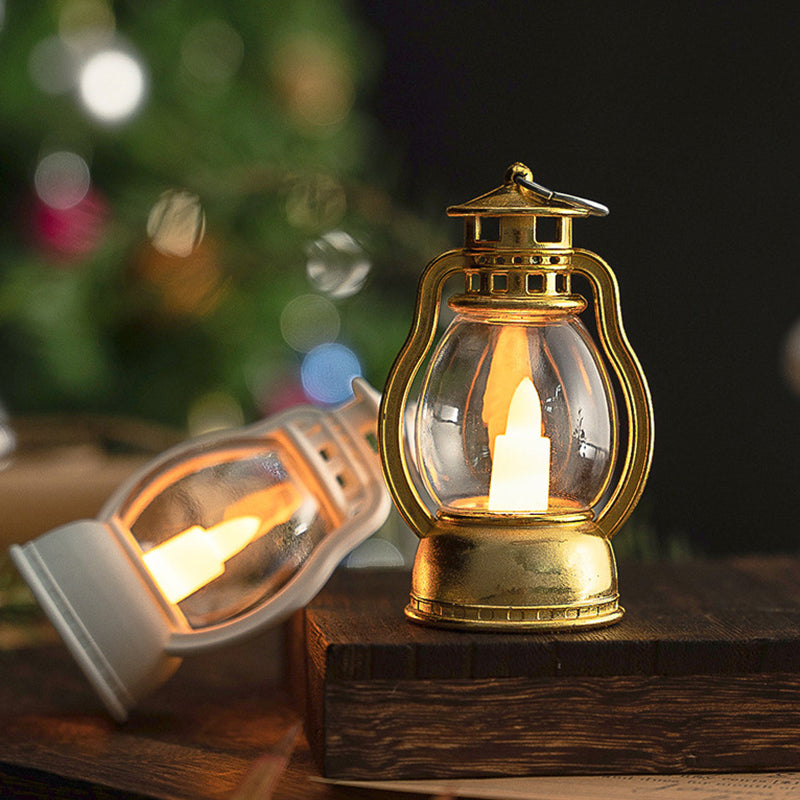 GlowHaven – Lámpara de Mesa LED Vintage en Estilo Linterna con Diseño Compacto