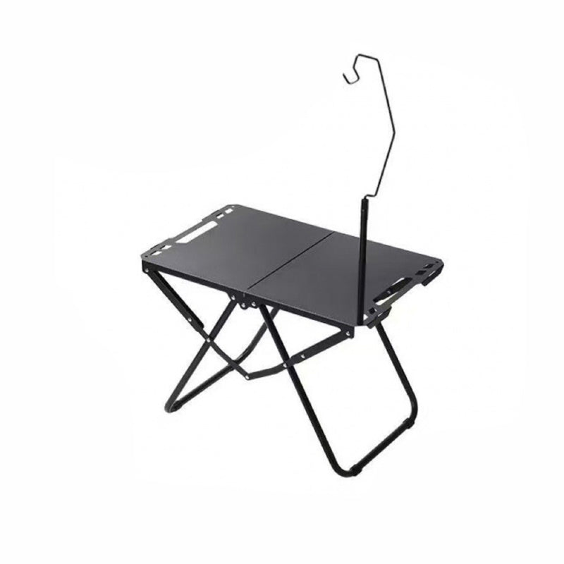 Mesa Plegable Rectangular de Acero al Carbono Minimalista Moderna para Exterior | Brehn