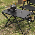 Mesa Plegable Rectangular de Acero al Carbono Minimalista Moderna para Exterior | Brehn