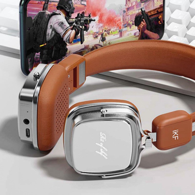 Lisslune | Auriculares Inalámbricos Bluetooth de Estilo Retro
