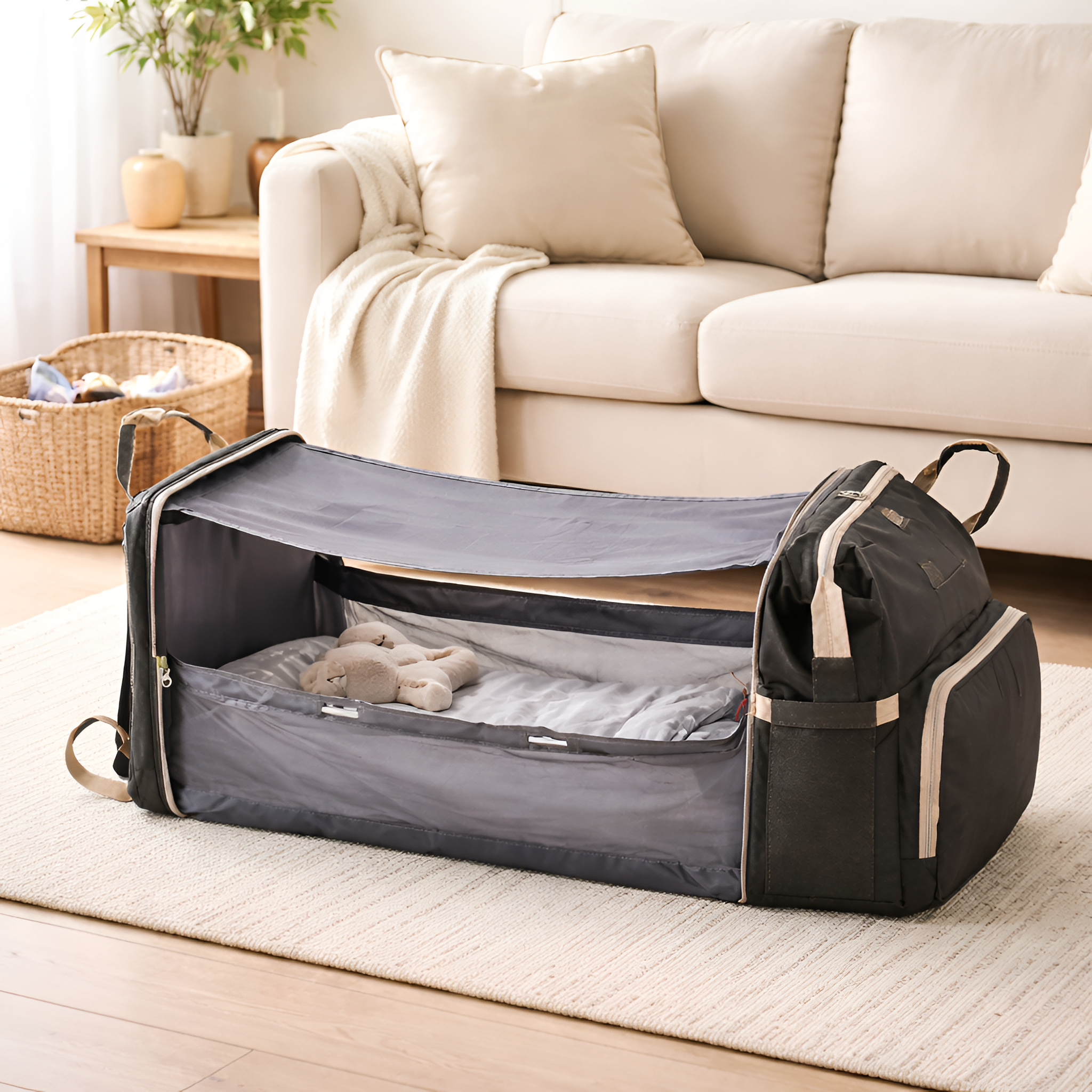 Marlo - Bolsa pañalera para bebé mochila