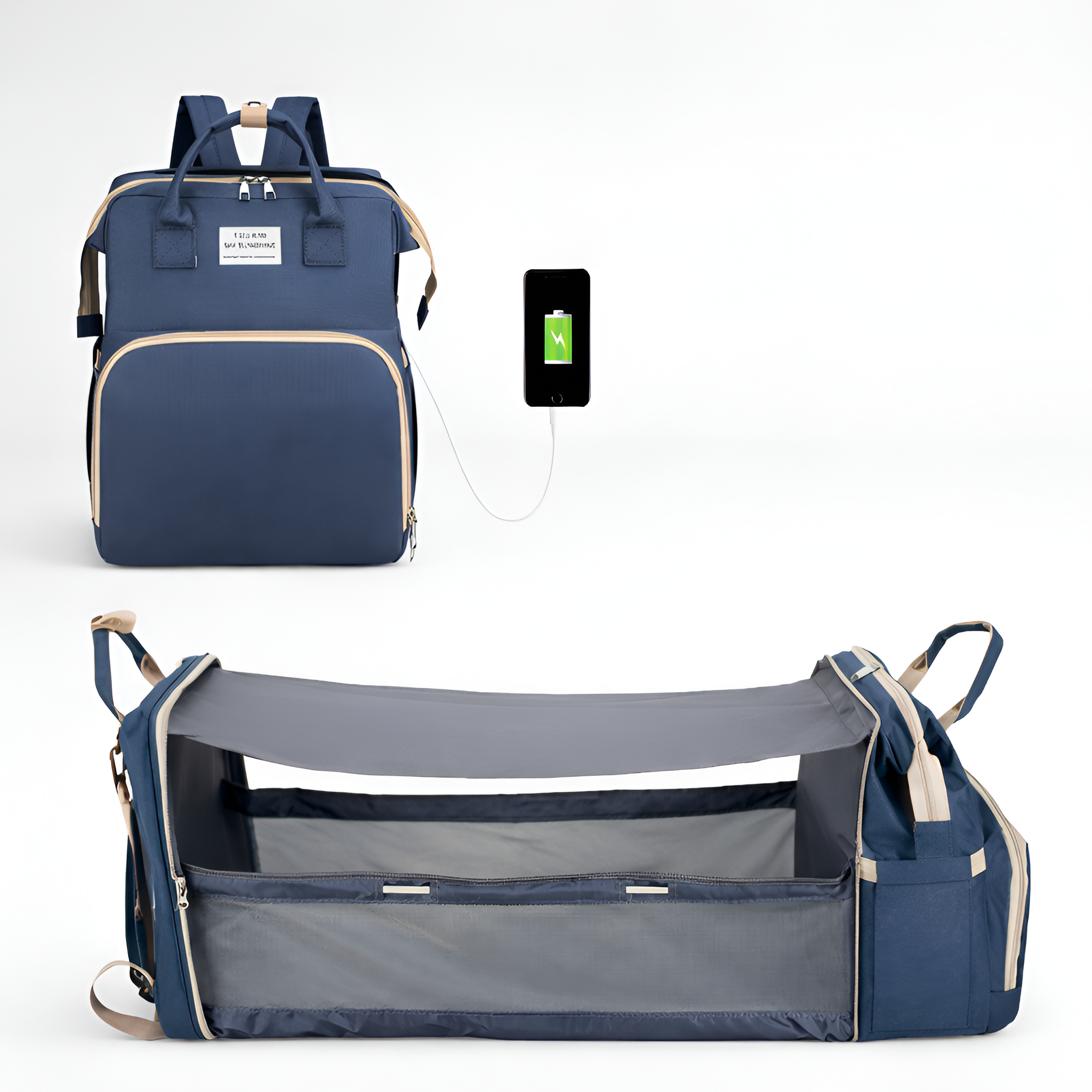 Marlo - Bolsa pañalera para bebé mochila