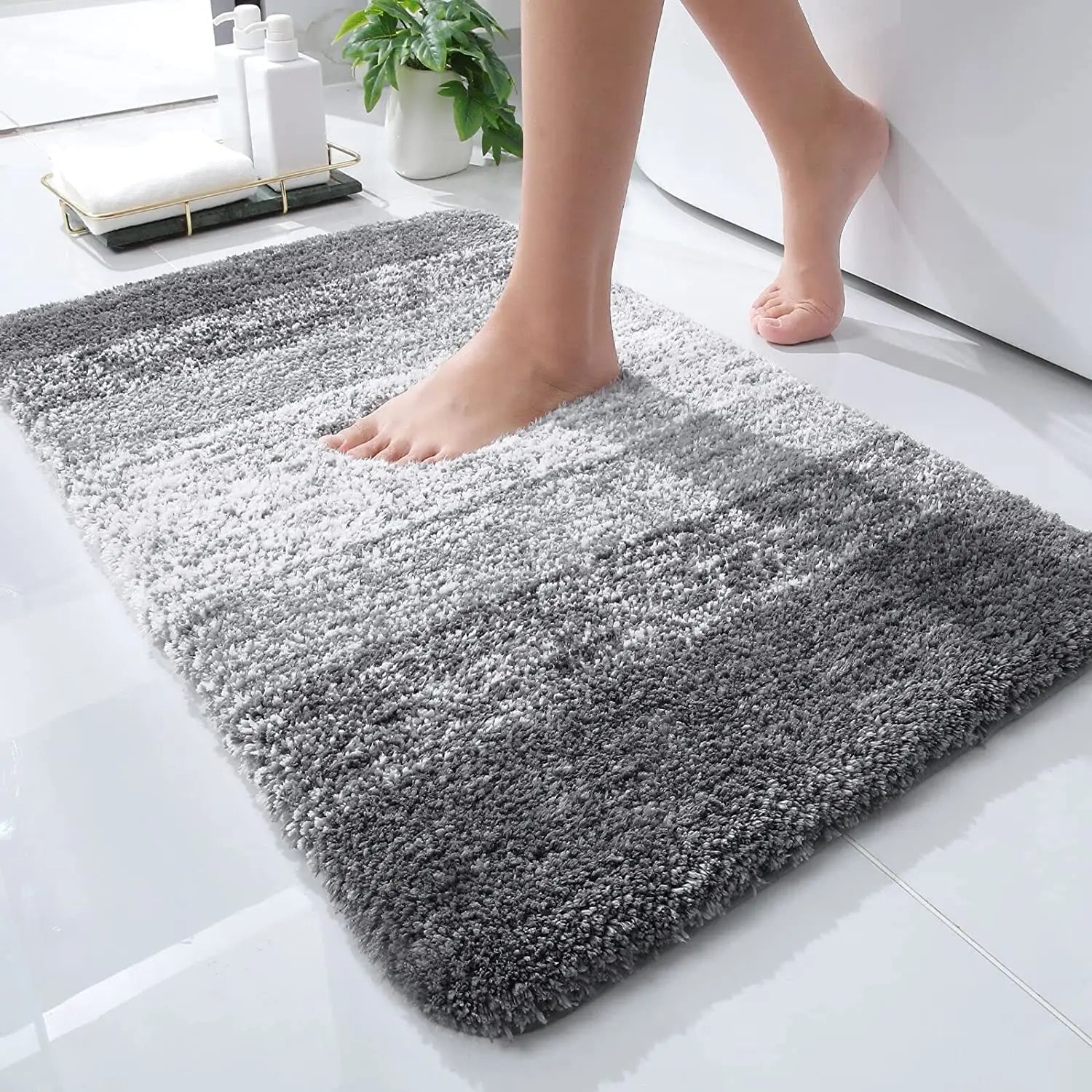 Alfombra de baño Antideslizante de Microfibra