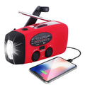 Radio de Emergencia Portátil con Linterna LED y Powerbank