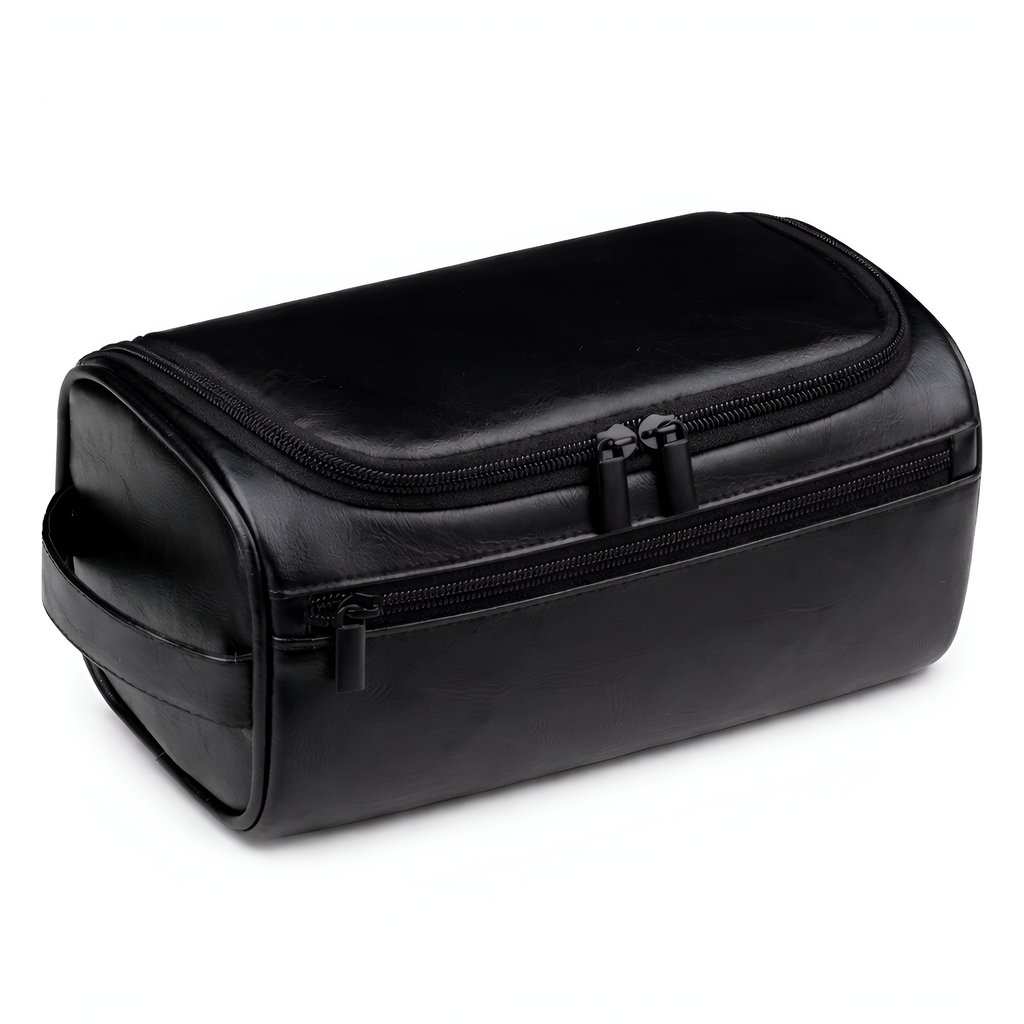 Harlow - Neceser de Cuero para Viaje con Gancho Colgante