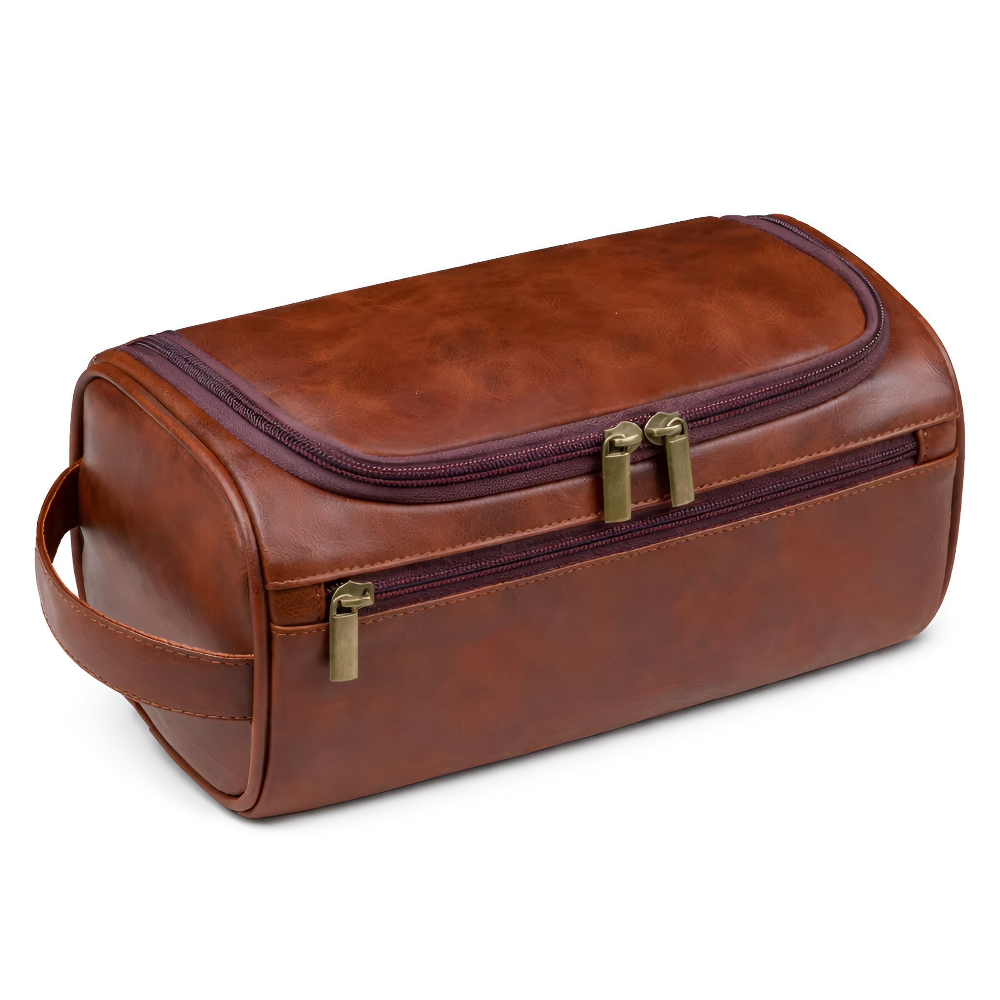 Harlow - Neceser de Cuero para Viaje con Gancho Colgante